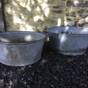 Bassine en zinc